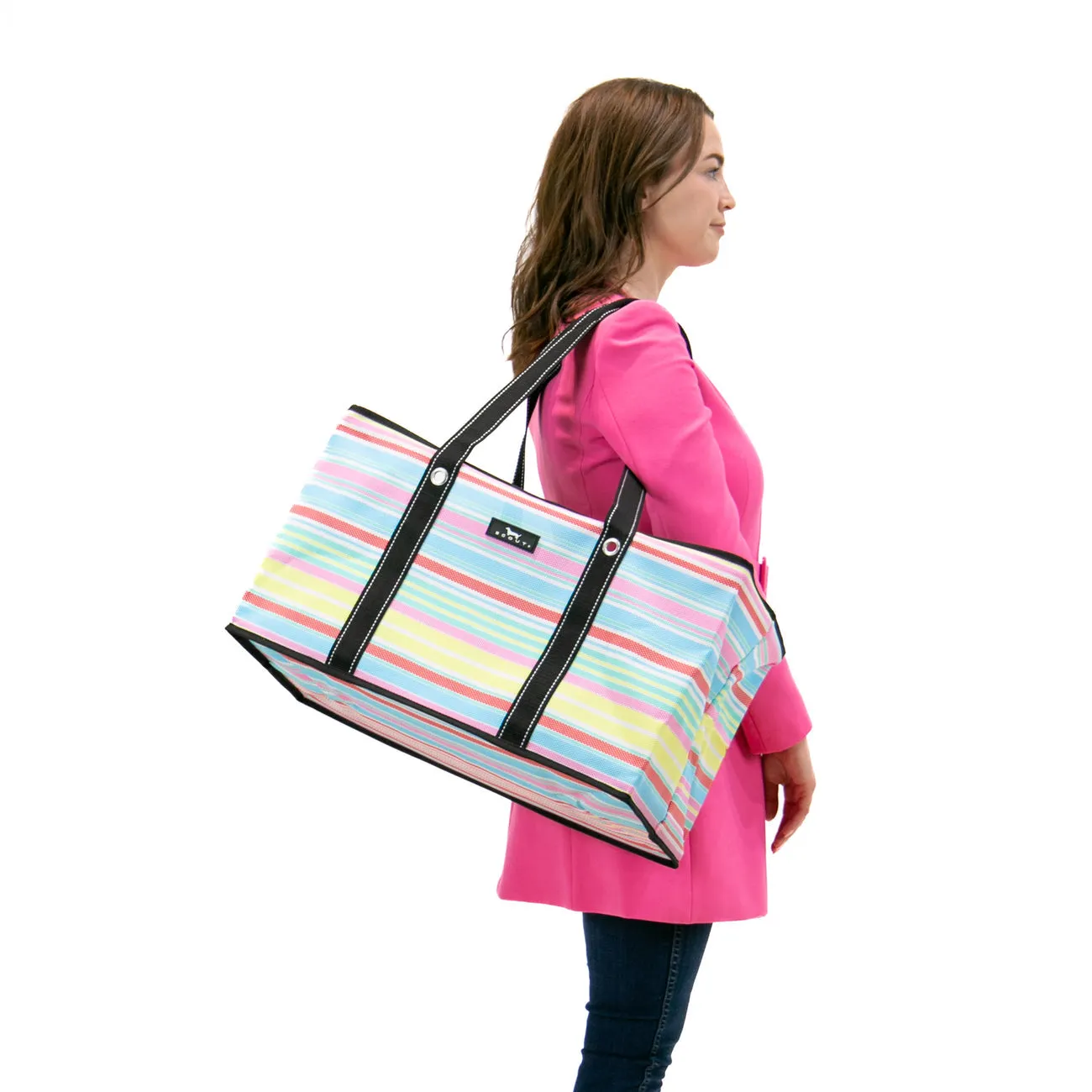 Cabana Boy Extra Large Tote Bag - Ripe Stripe