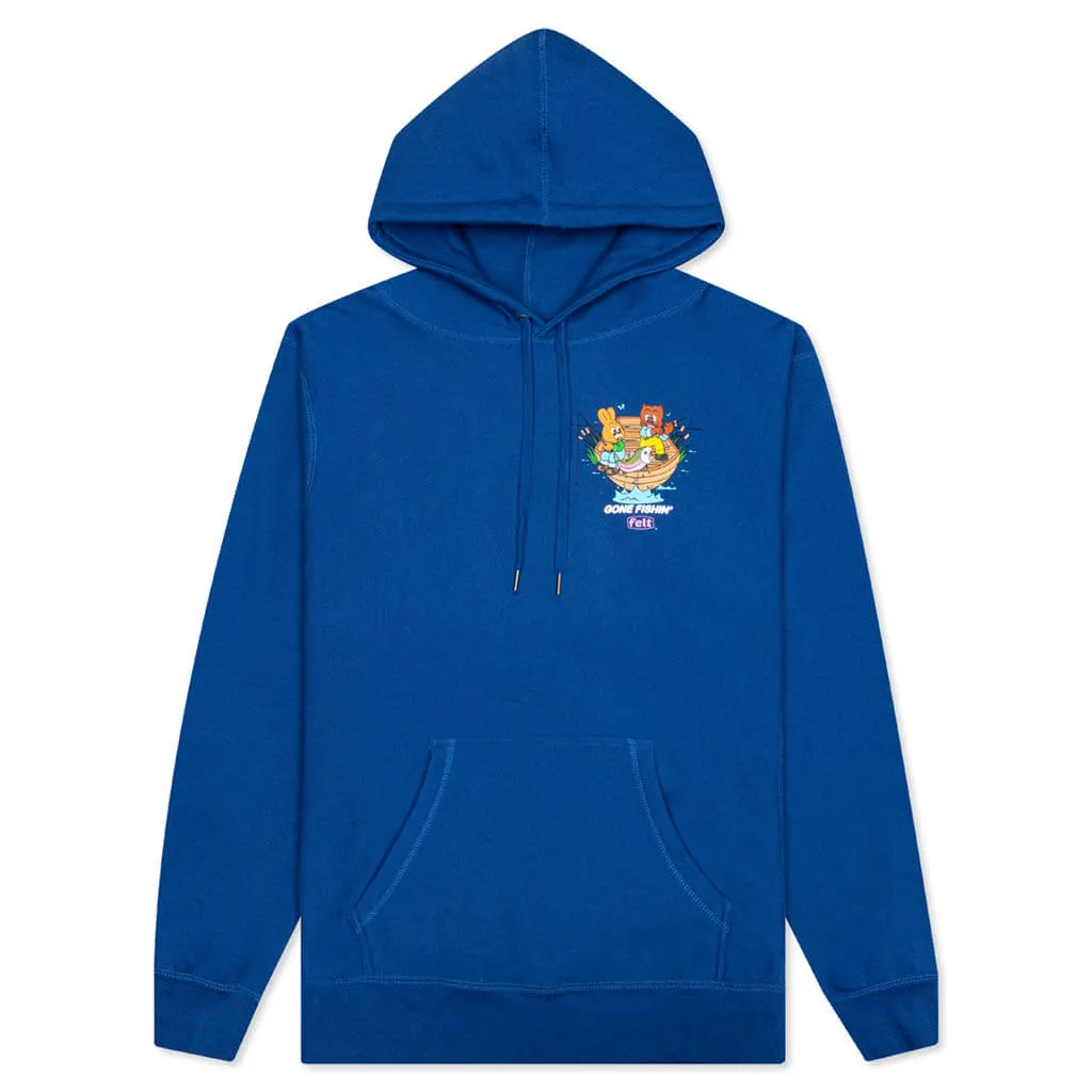 Carrots by Gone Fishing Hoodie - Blue