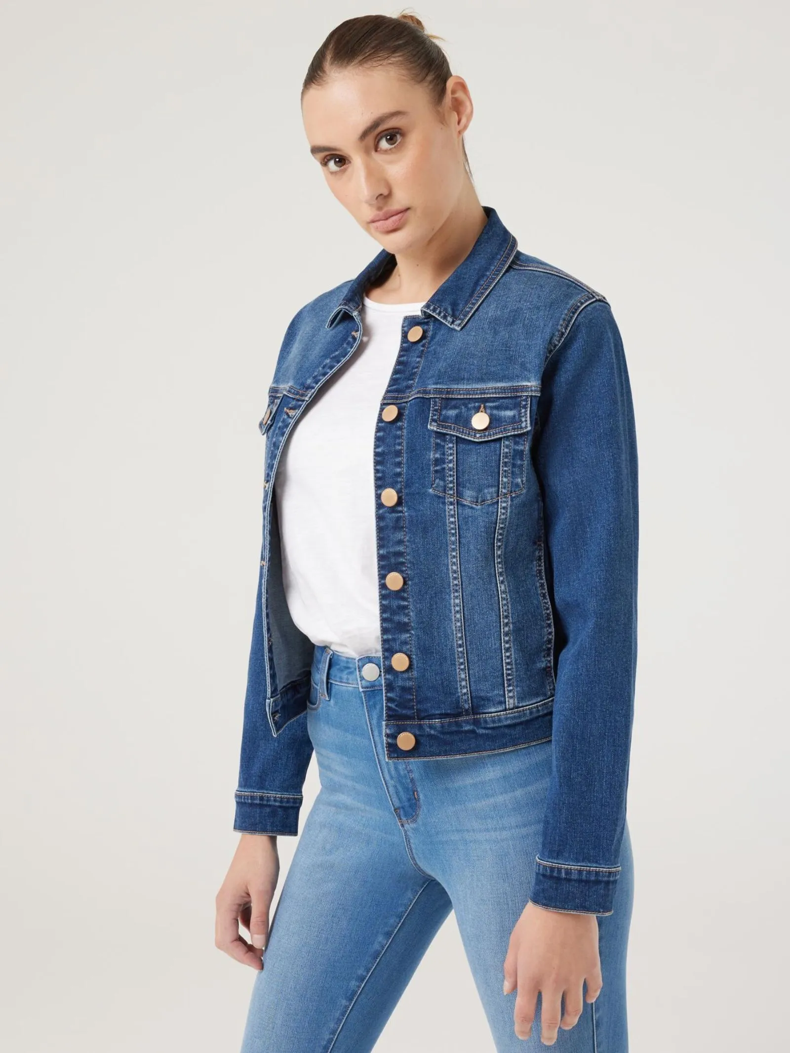 Classic Stretch Denim Jacket