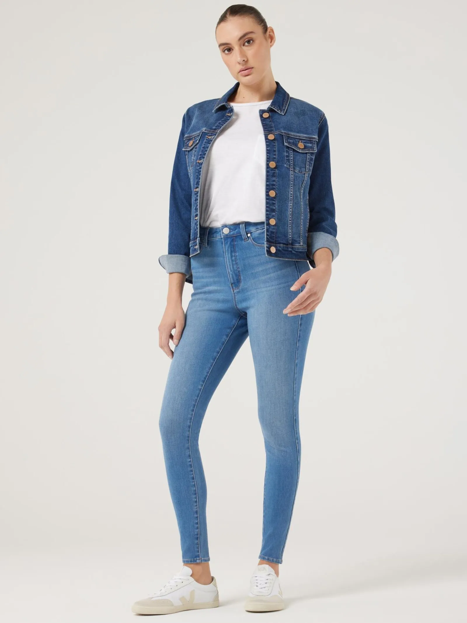 Classic Stretch Denim Jacket