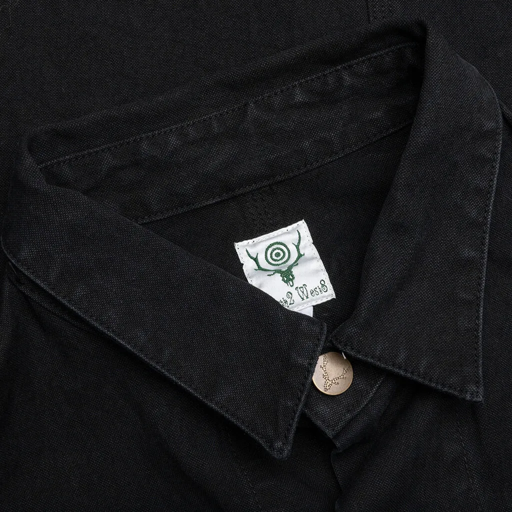 Coverall 10oz Cotton Canvas - Black