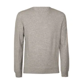 CREW NECK CASHMERE SWEATER Man Ascot