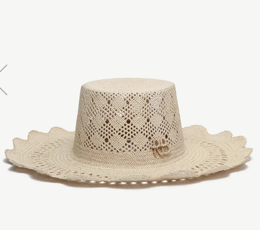 Cut Out-Detail Straw Hat