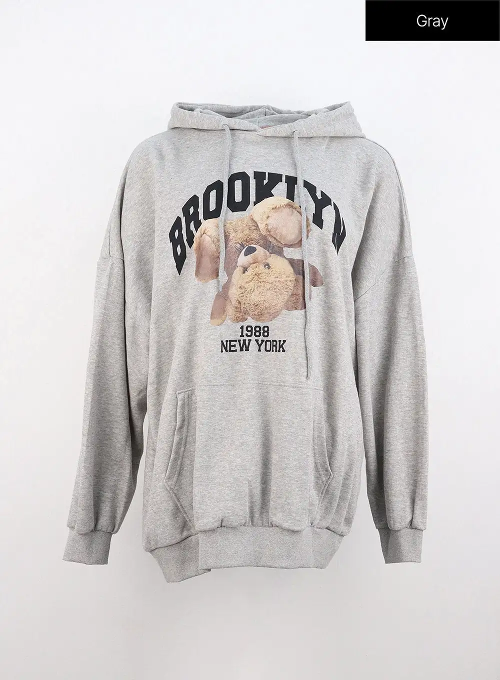 Cute Loose-Fit Graphic Hoodie IO317