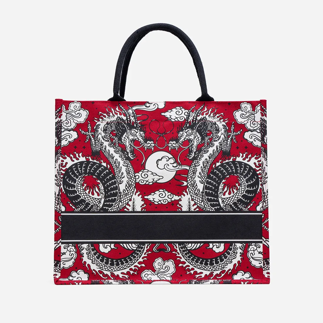 Dragon Large Canvas Tote Bag