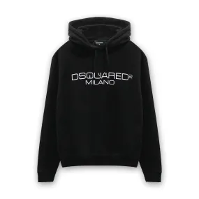 DSQUARED2 - D2 Milano Hoodie in Black