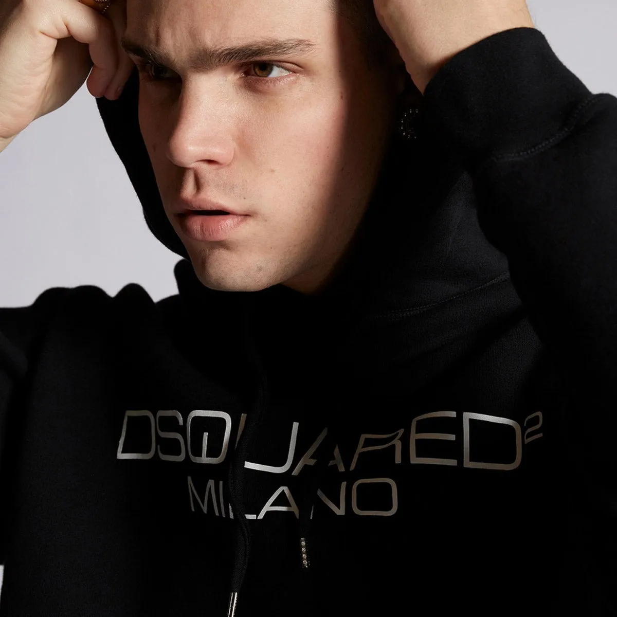 DSQUARED2 - D2 Milano Hoodie in Black