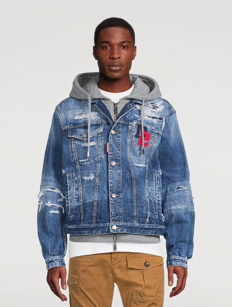 DSQUARED2 Distressed Denim Jacket