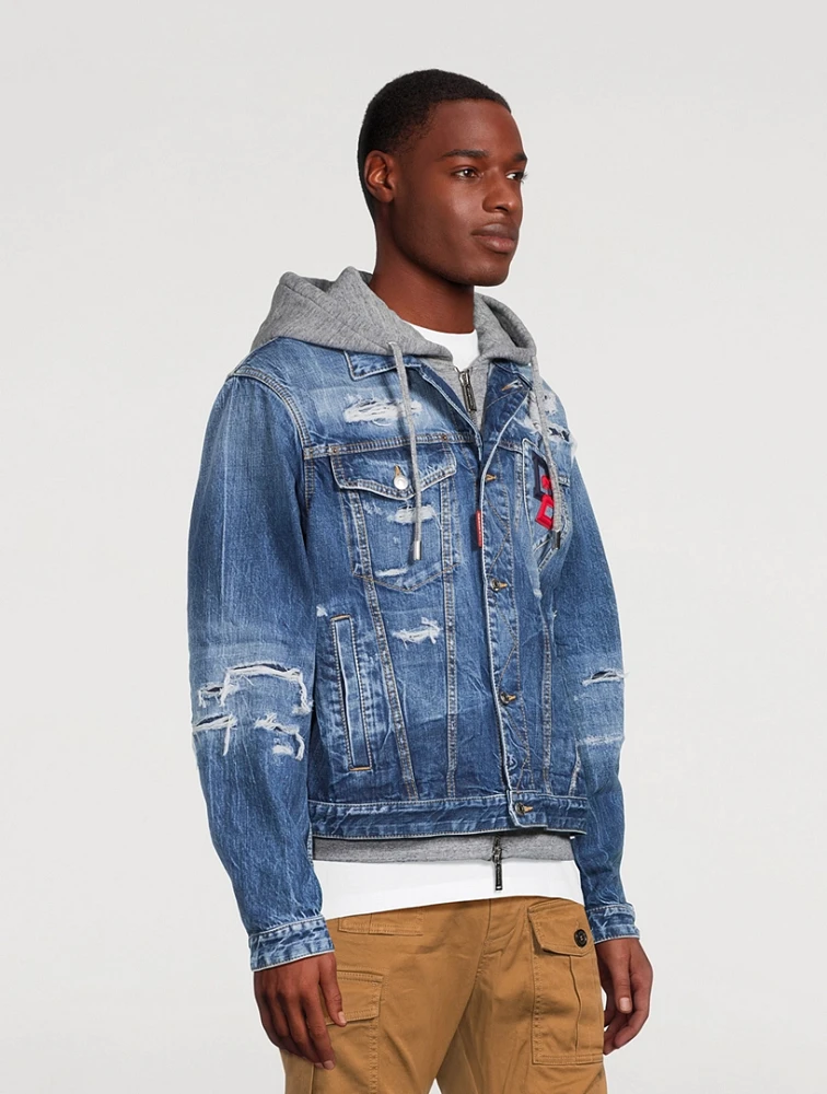 DSQUARED2 Distressed Denim Jacket