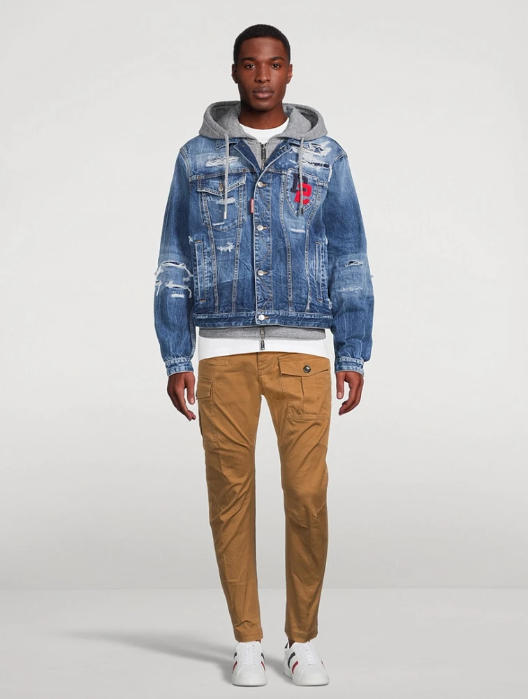 DSQUARED2 Distressed Denim Jacket