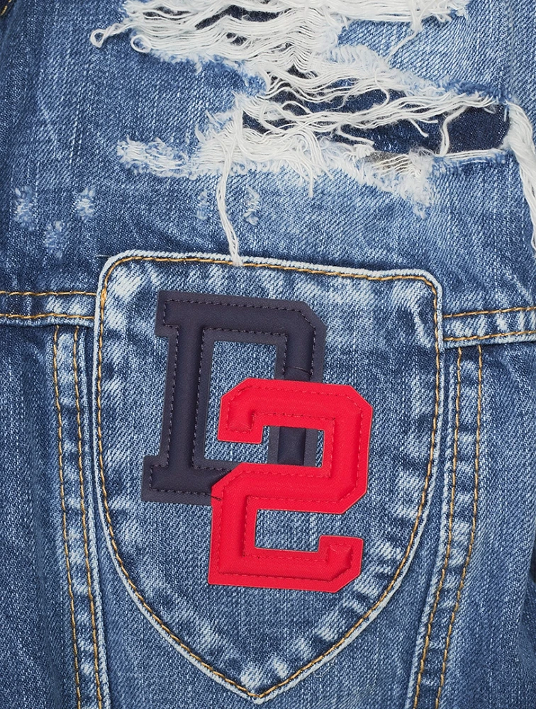 DSQUARED2 Distressed Denim Jacket