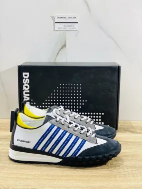 Dsquared2 sneaker uomo legend White Blue luxury men shoes dsquared 40