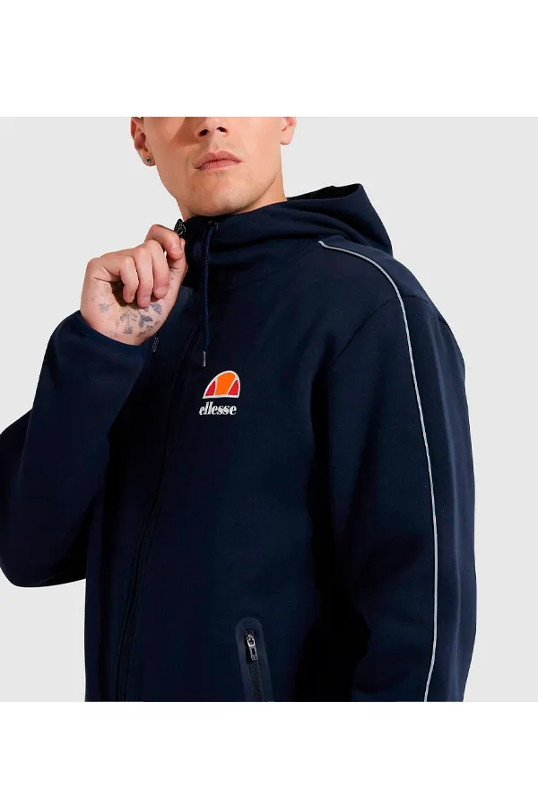 Ellesse Ornari Full Zip Hoodie Navy