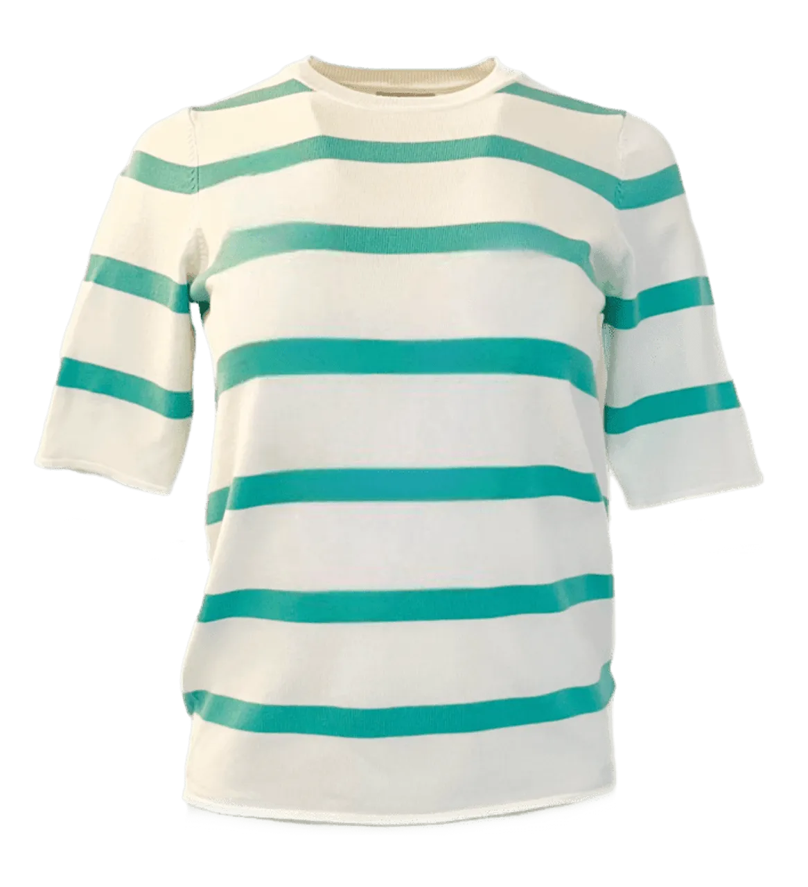 Esqualo Short Sleeve Sweater, Pool Blue