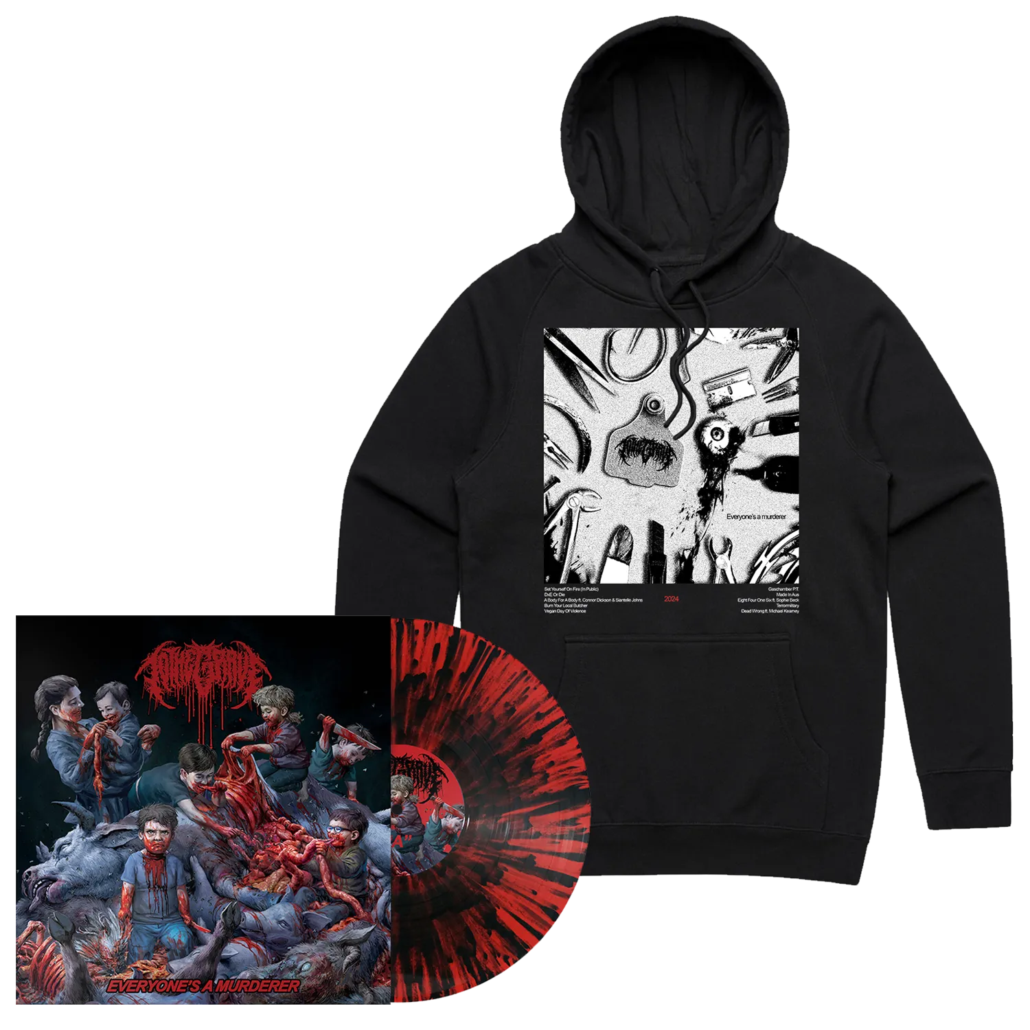 Everyone's A Murderer LP + Hoodie Bundle