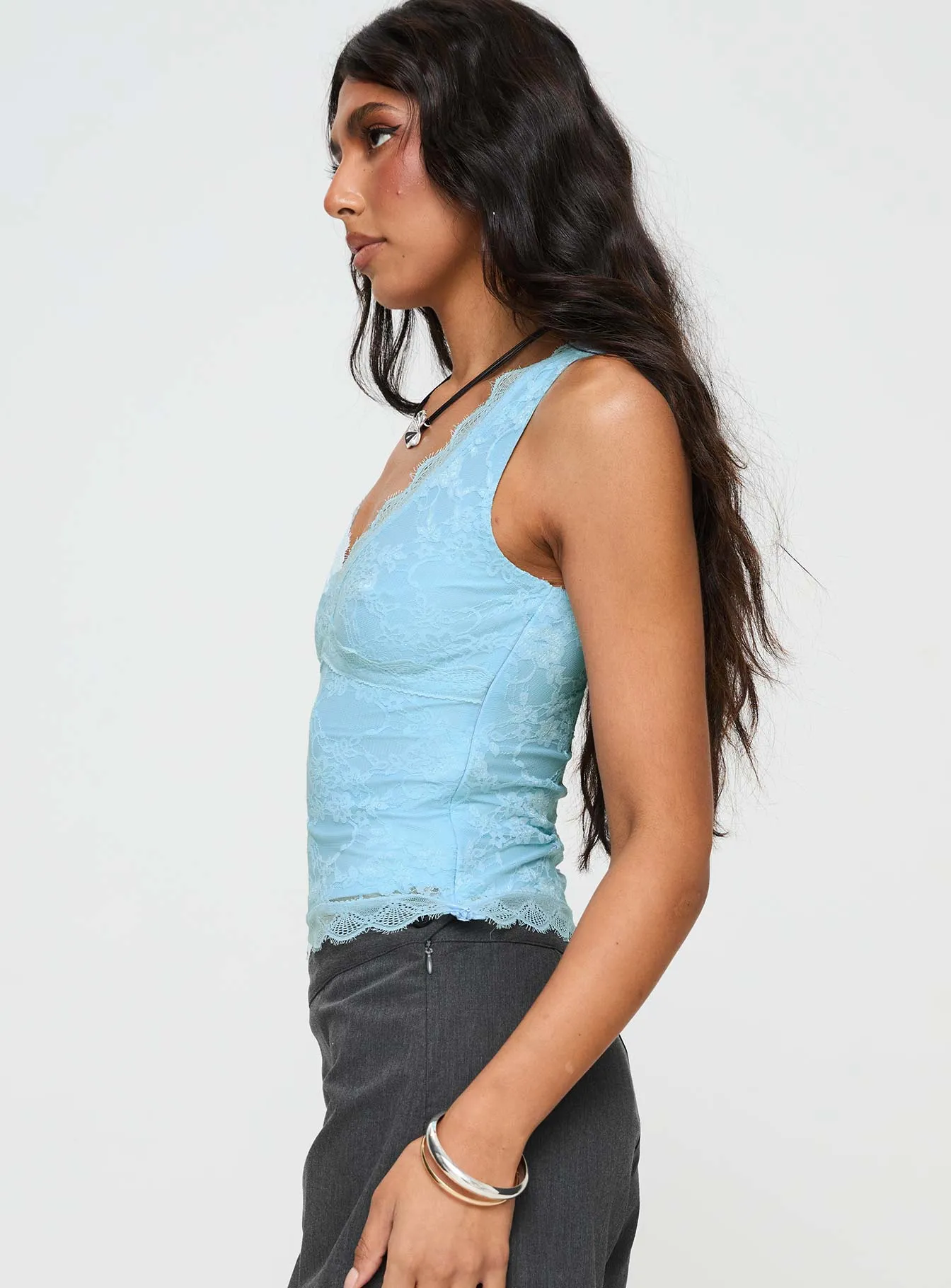 Far Away Top Blue