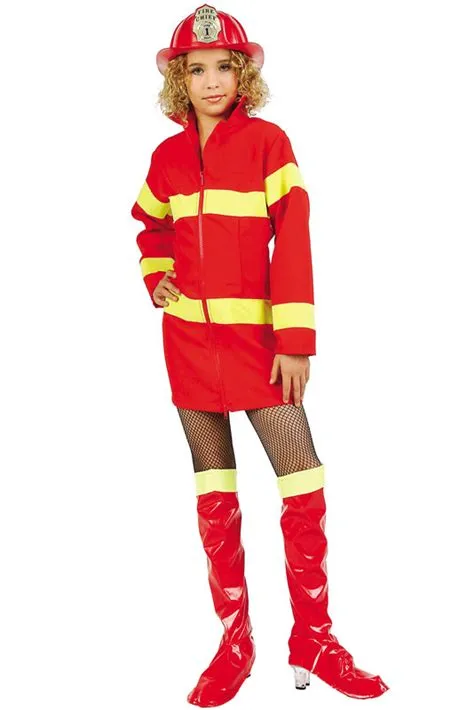 Fire Heroine - Child Girls Costume 12 -14