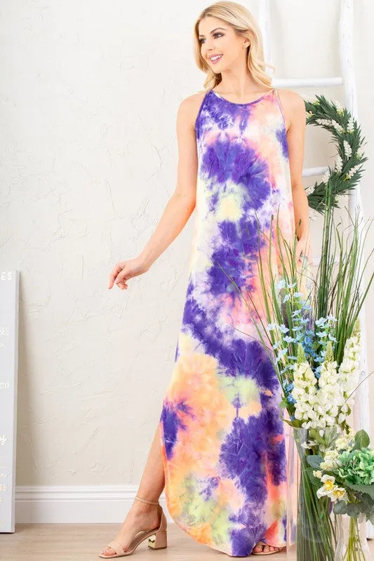 Galaxy Sunrise Maxi Dress