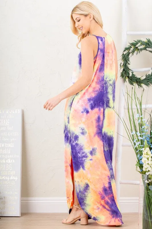 Galaxy Sunrise Maxi Dress