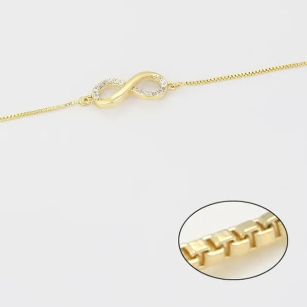 Infinity Bracelet Gold Plated