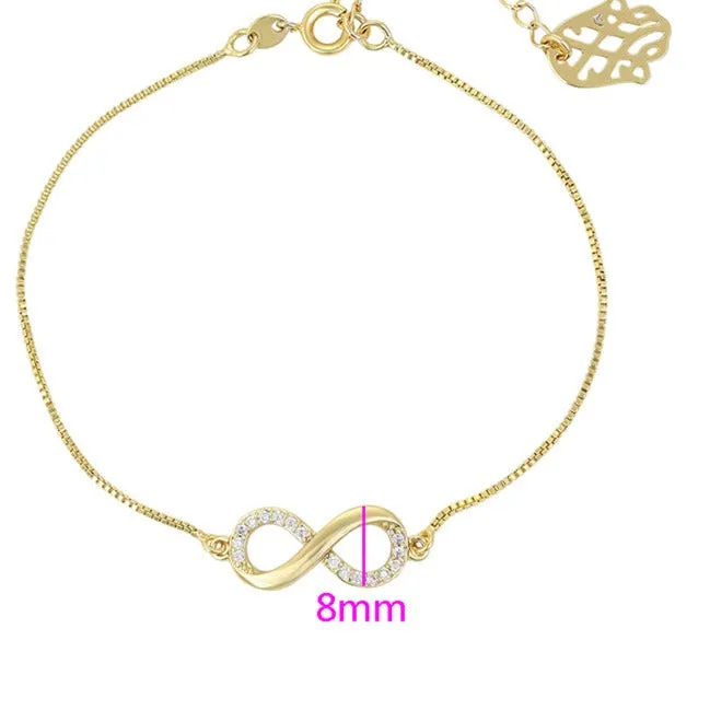 Infinity Bracelet Gold Plated