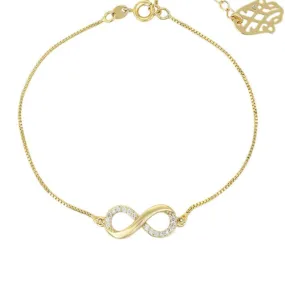 Infinity Bracelet Gold Plated