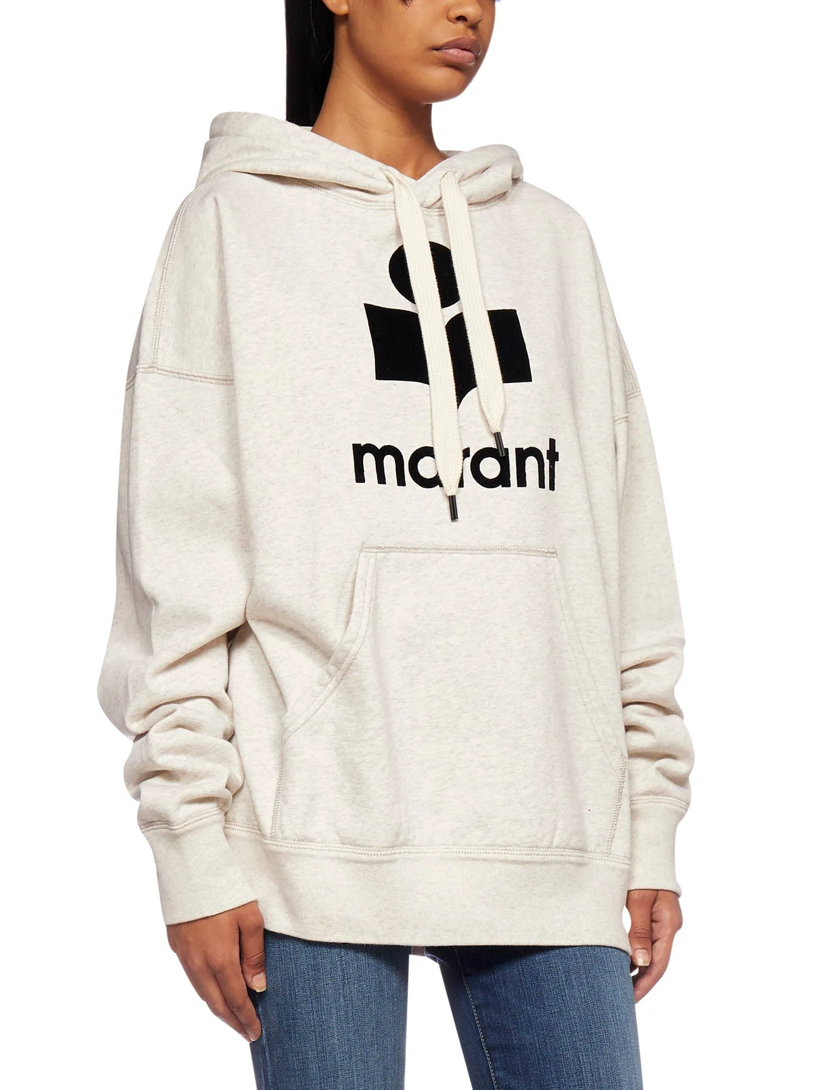 Isabel Marant toile Logo Flocked Hoodie