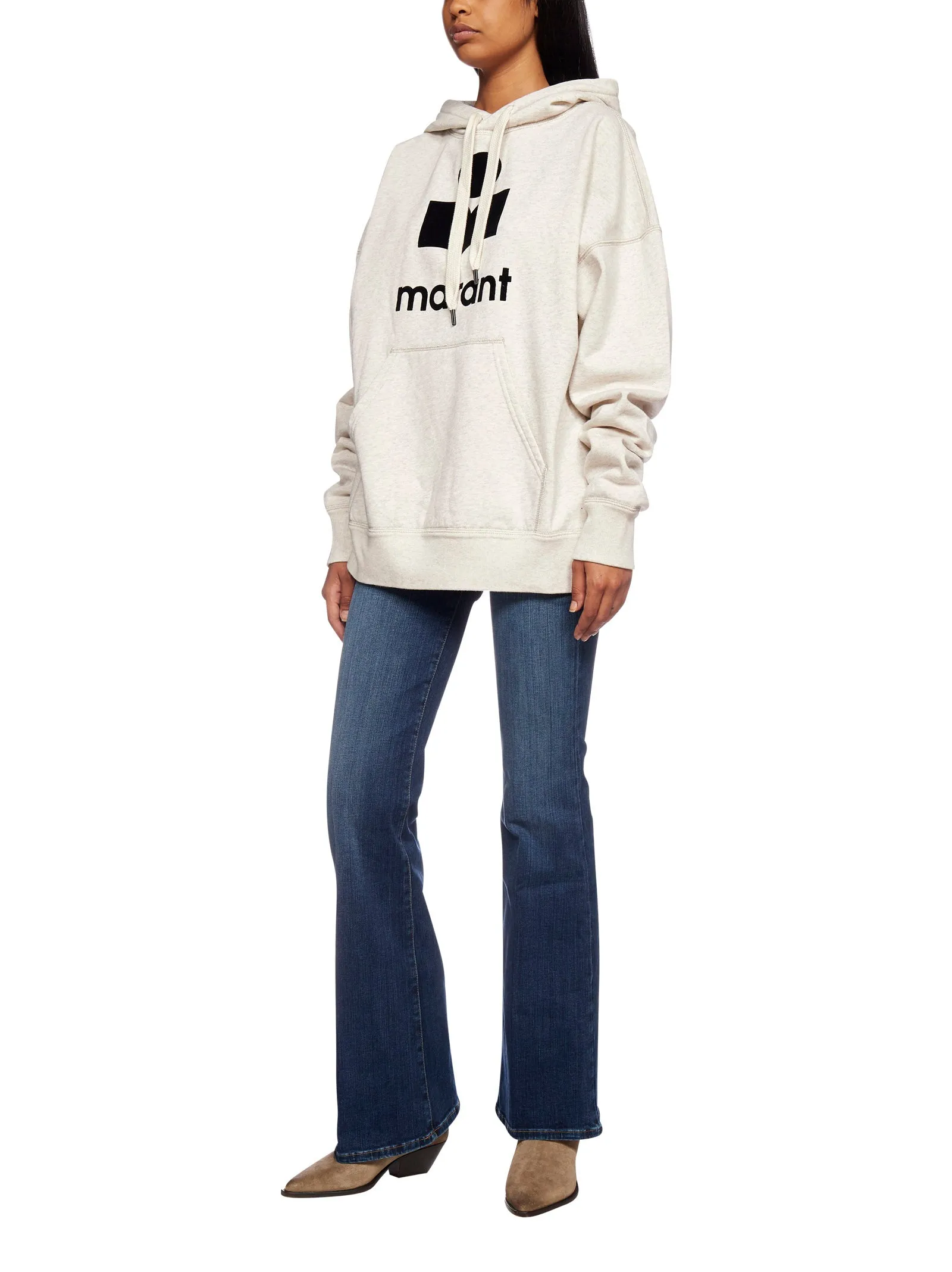 Isabel Marant toile Logo Flocked Hoodie