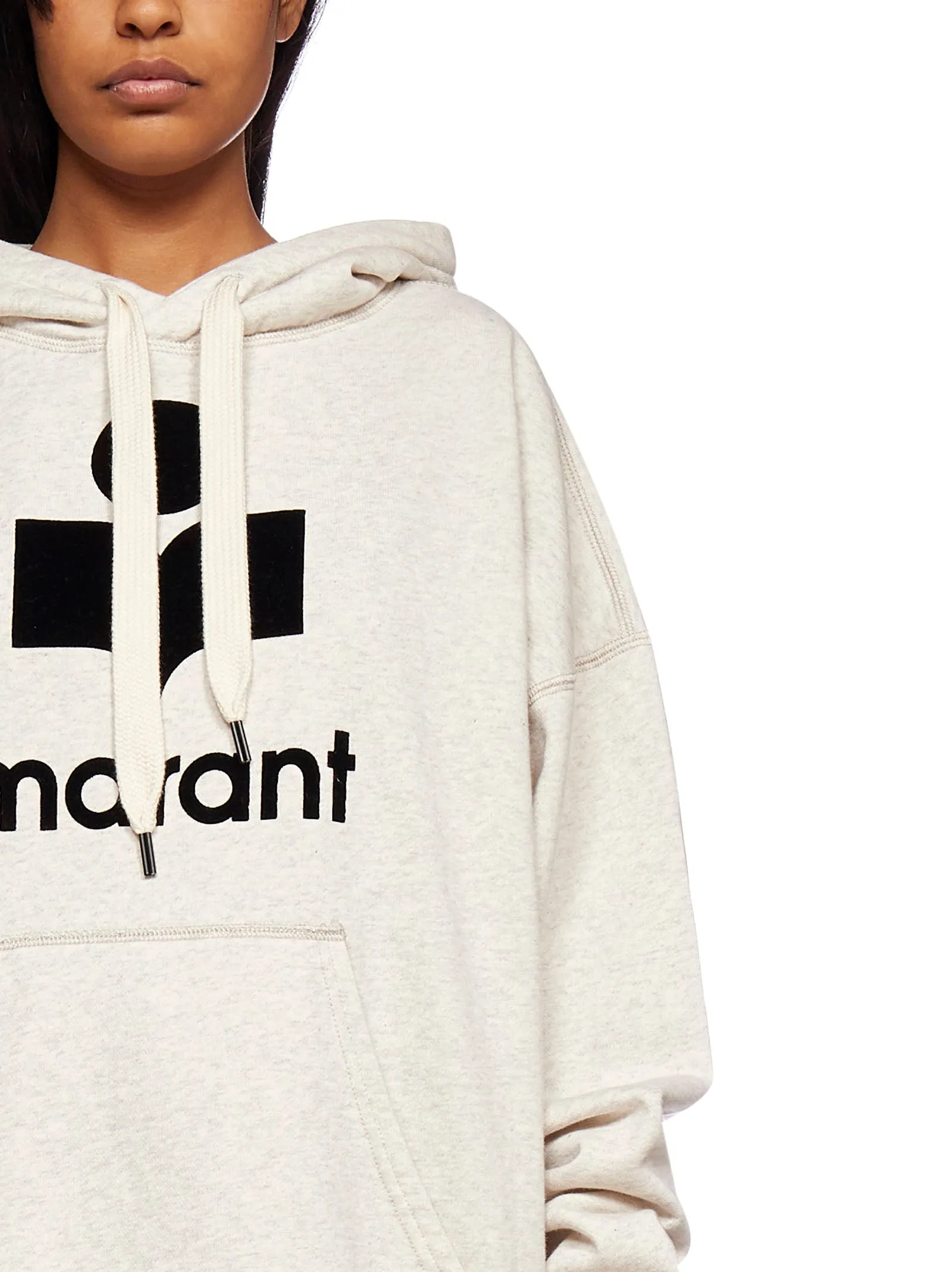 Isabel Marant toile Logo Flocked Hoodie