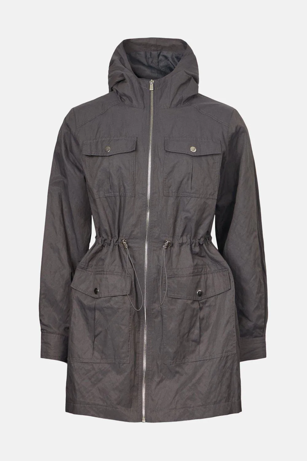 Jackets & Coats | Pocket Detail Midi Raincoat | Warehouse