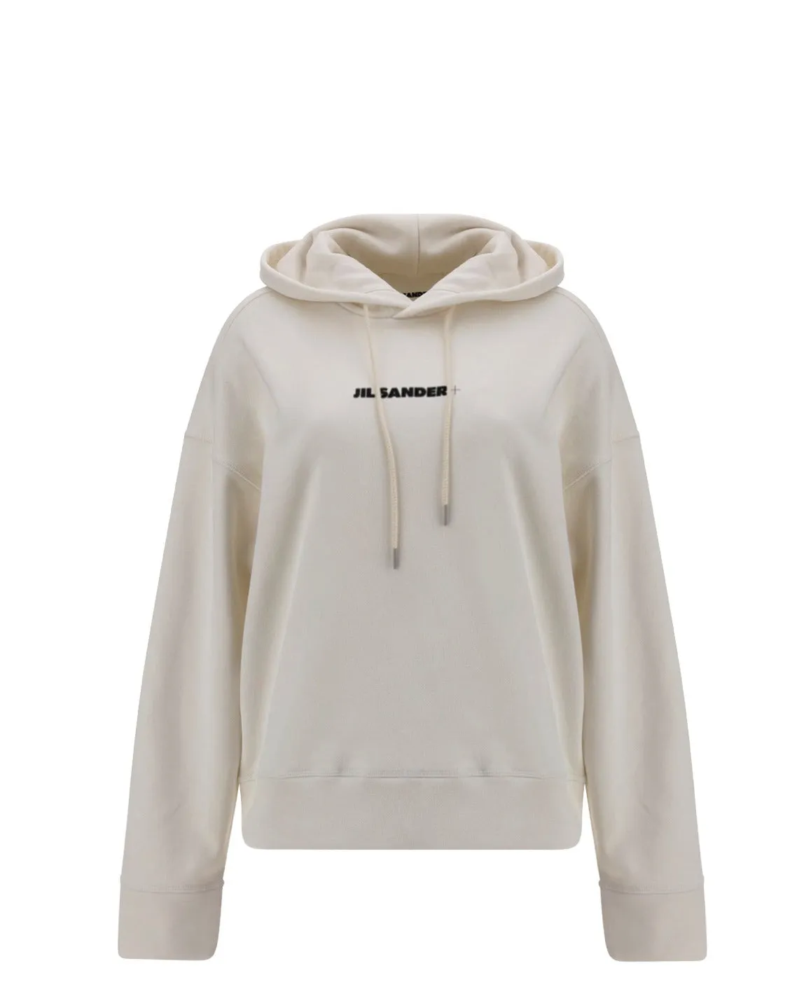 Jil Sander Logo Print Drawstring Hoodie