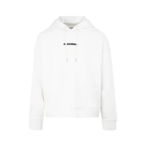 Jil Sander+ Logo Printed Drawstring Hoodie