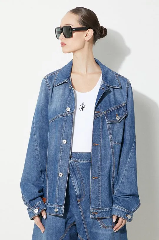 JW Anderson denim jacket Twisted Jacket women's blue color DJ0030.PG1164.804