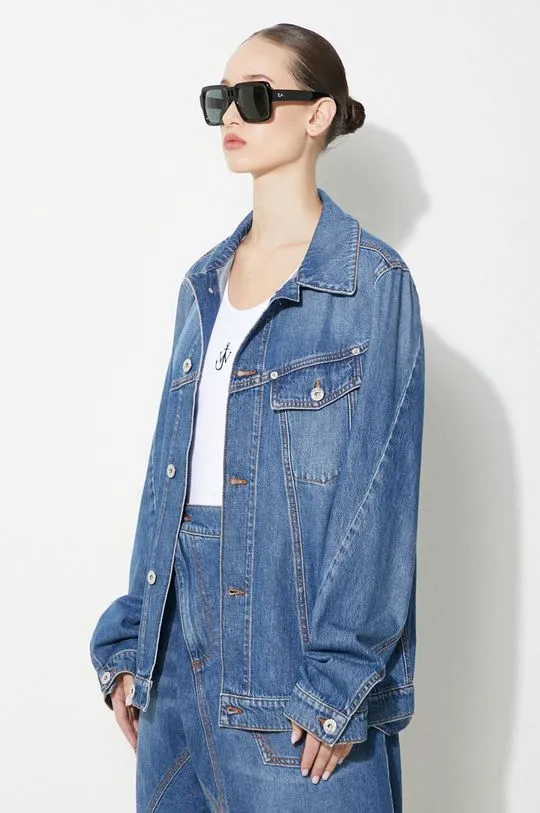 JW Anderson denim jacket Twisted Jacket women's blue color DJ0030.PG1164.804