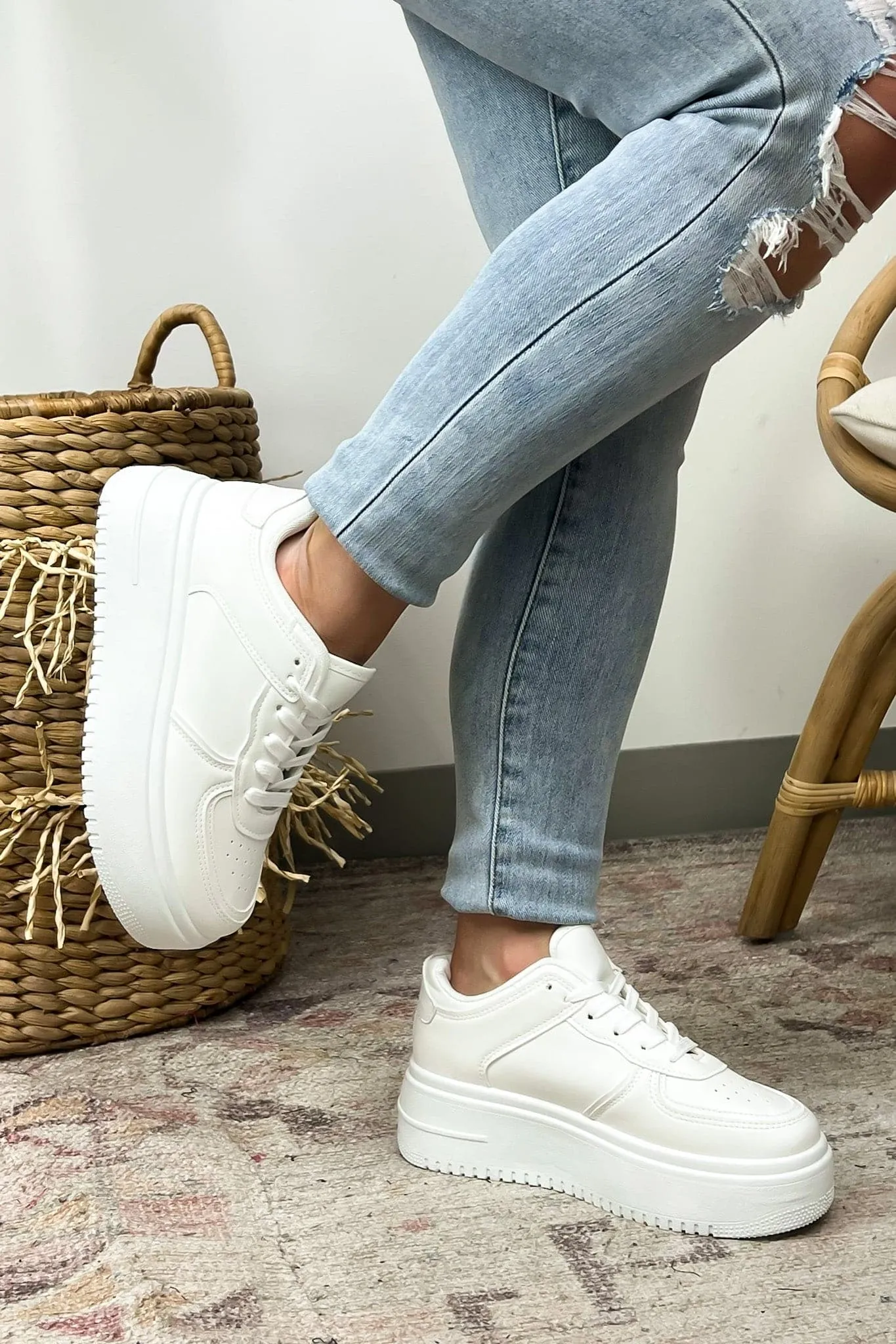 Kadee Platform Lace Up Sneakers