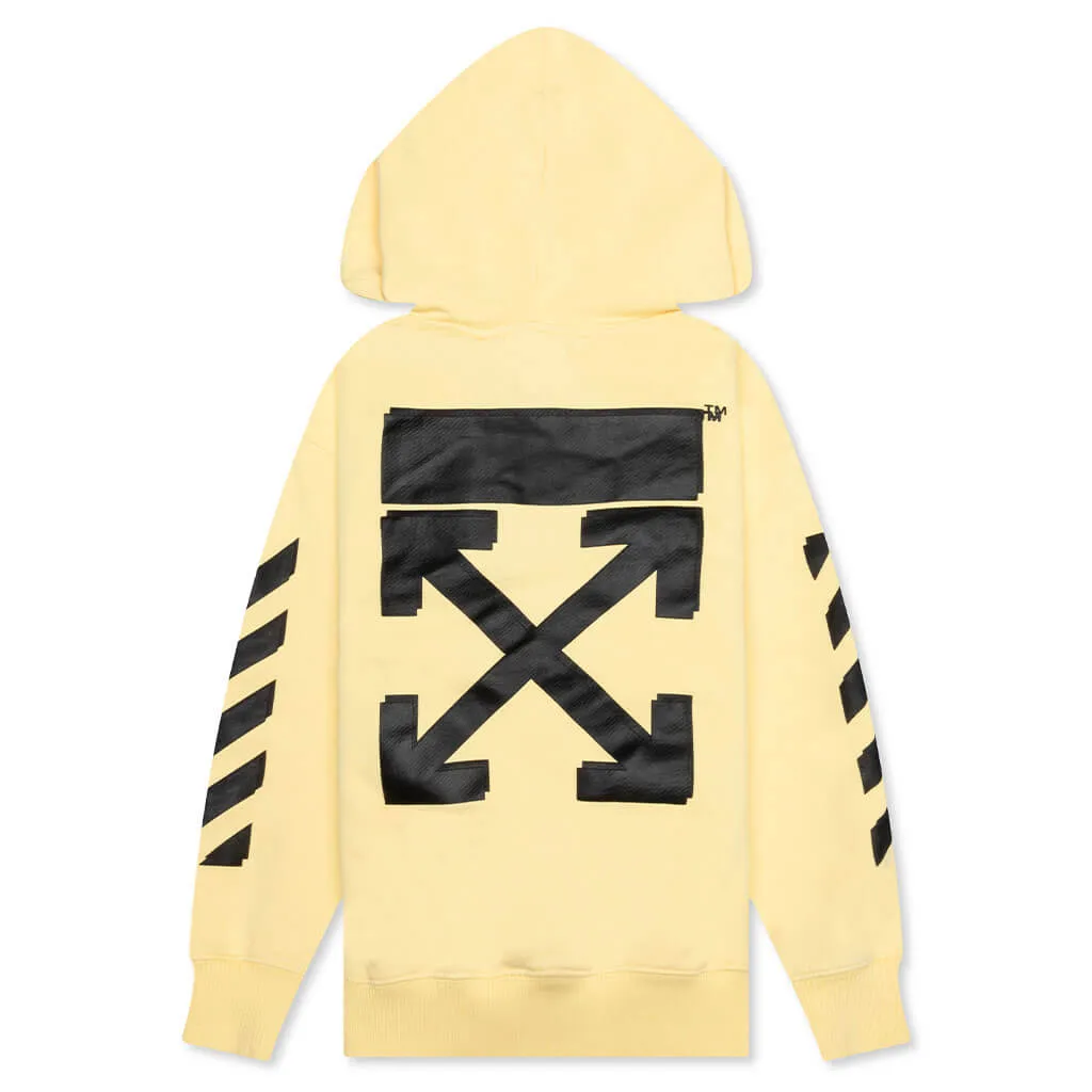 Kids Rubber Arrow Hoodie - Yellow/Black