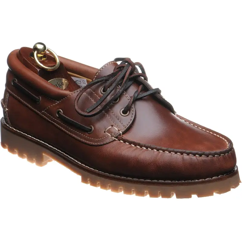 LOAKE 522 Heavy Deck-Shoes - Waxy Brown