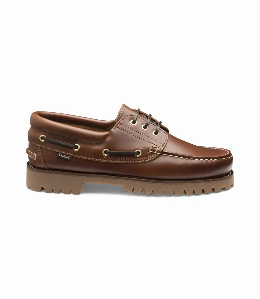 LOAKE 522 Heavy Deck-Shoes - Waxy Brown