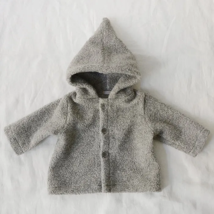 Makié Baby Fin Hoodie Sweater Grey