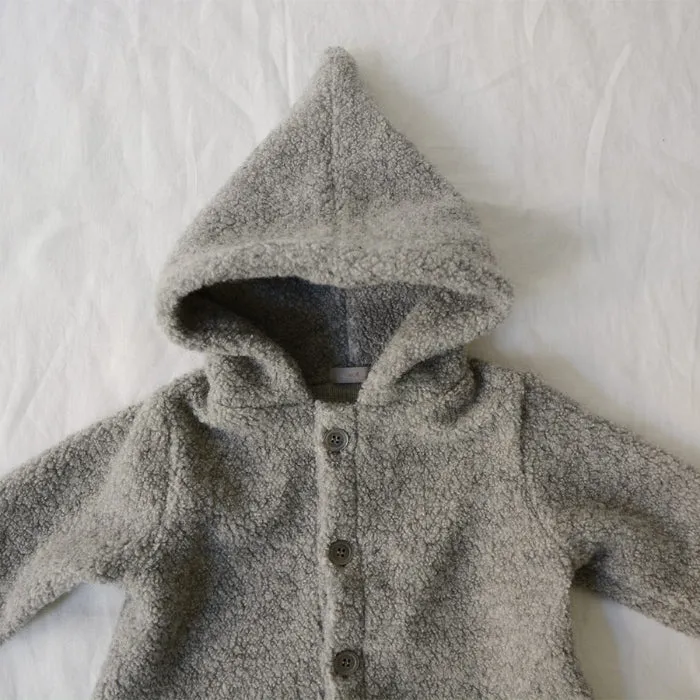 Makié Baby Fin Hoodie Sweater Grey