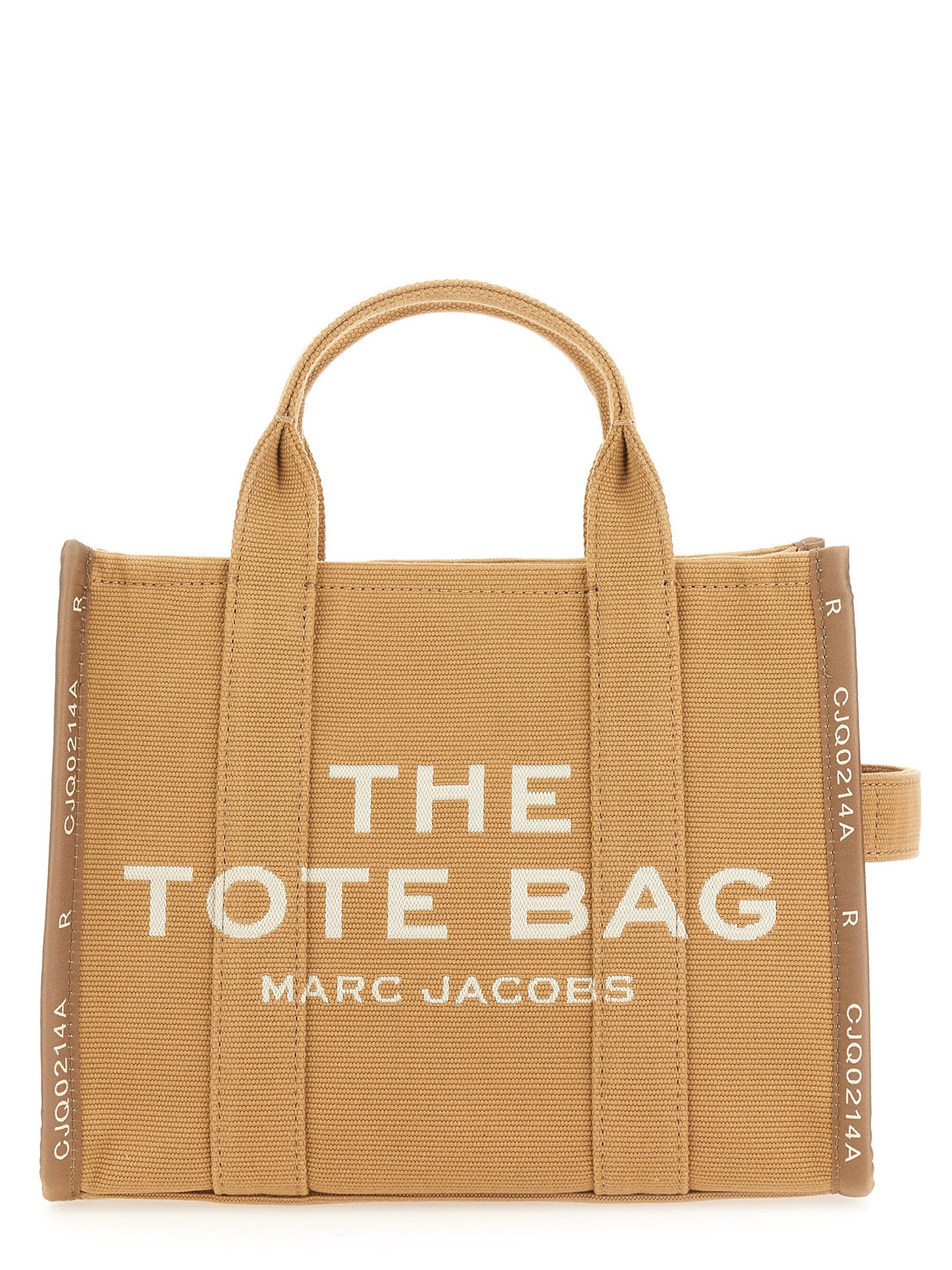 MARC JACOBS    JACQUARD LOGO CANVAS TOTE MEDIUM BAG