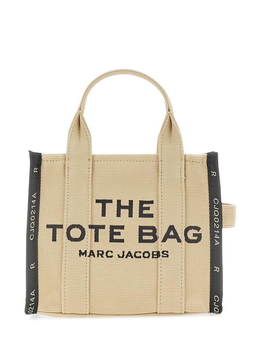 MARC JACOBS    JACQUARD LOGO CANVAS TOTE SMALL BAG