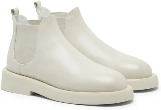 Marsèll leather ankle boots White