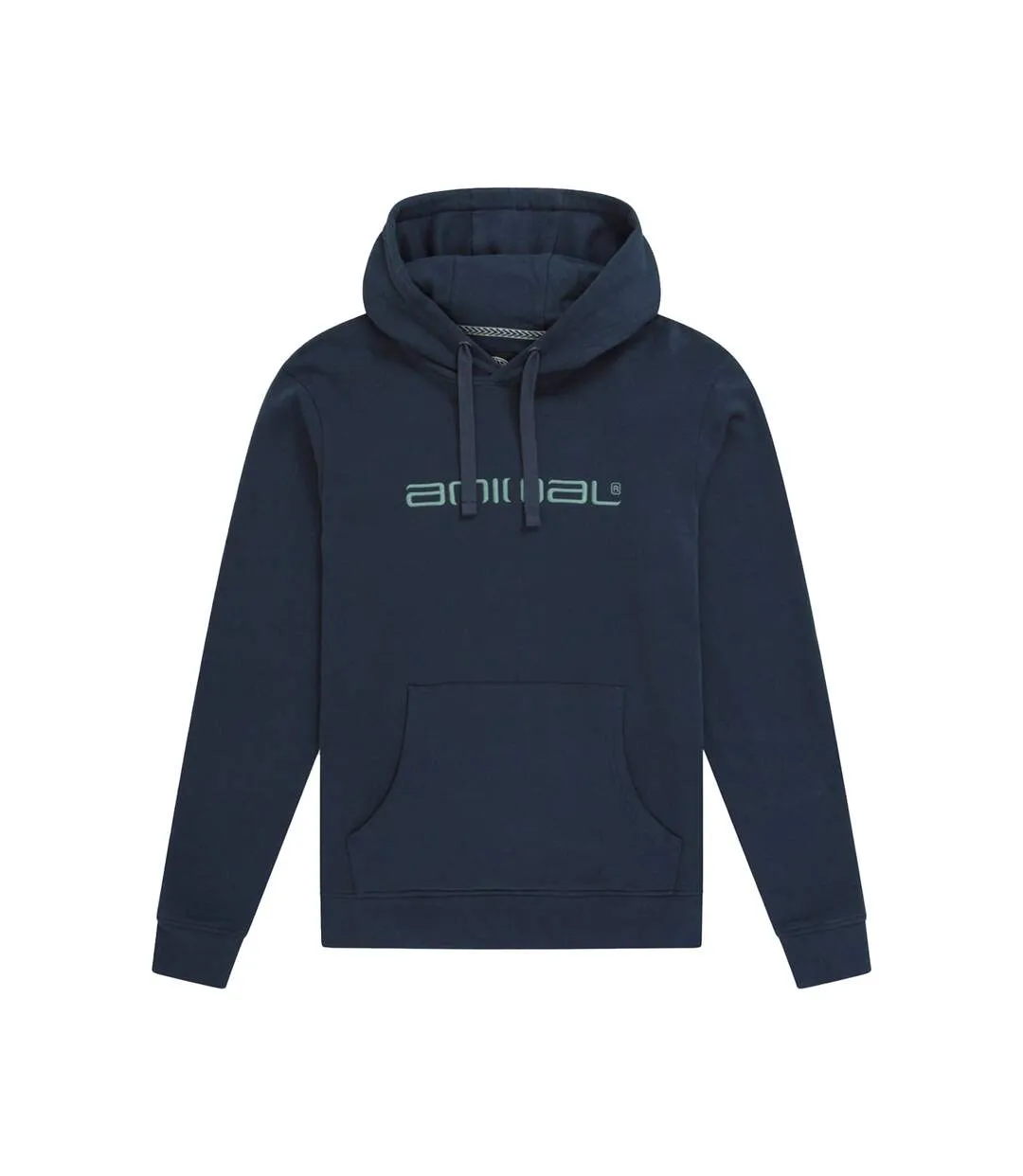 Mens driver logo organic hoodie navy Animal