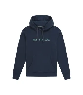 Mens driver logo organic hoodie navy Animal