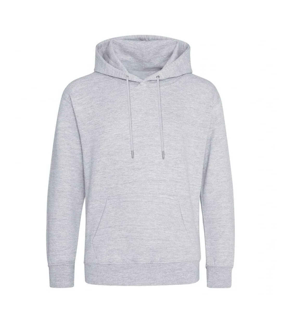 Mens organic hoodie grey heather Awdis