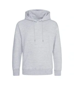 Mens organic hoodie grey heather Awdis