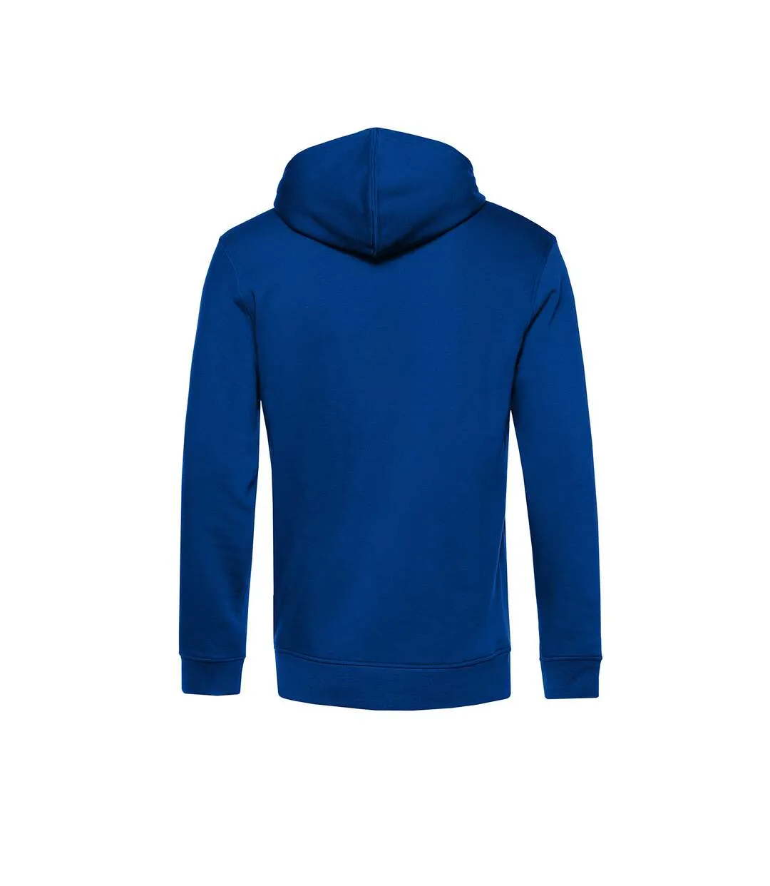 Mens organic hoodie royal blue B&C