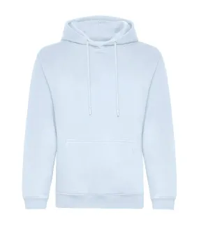 Mens organic hoodie sky blue Awdis