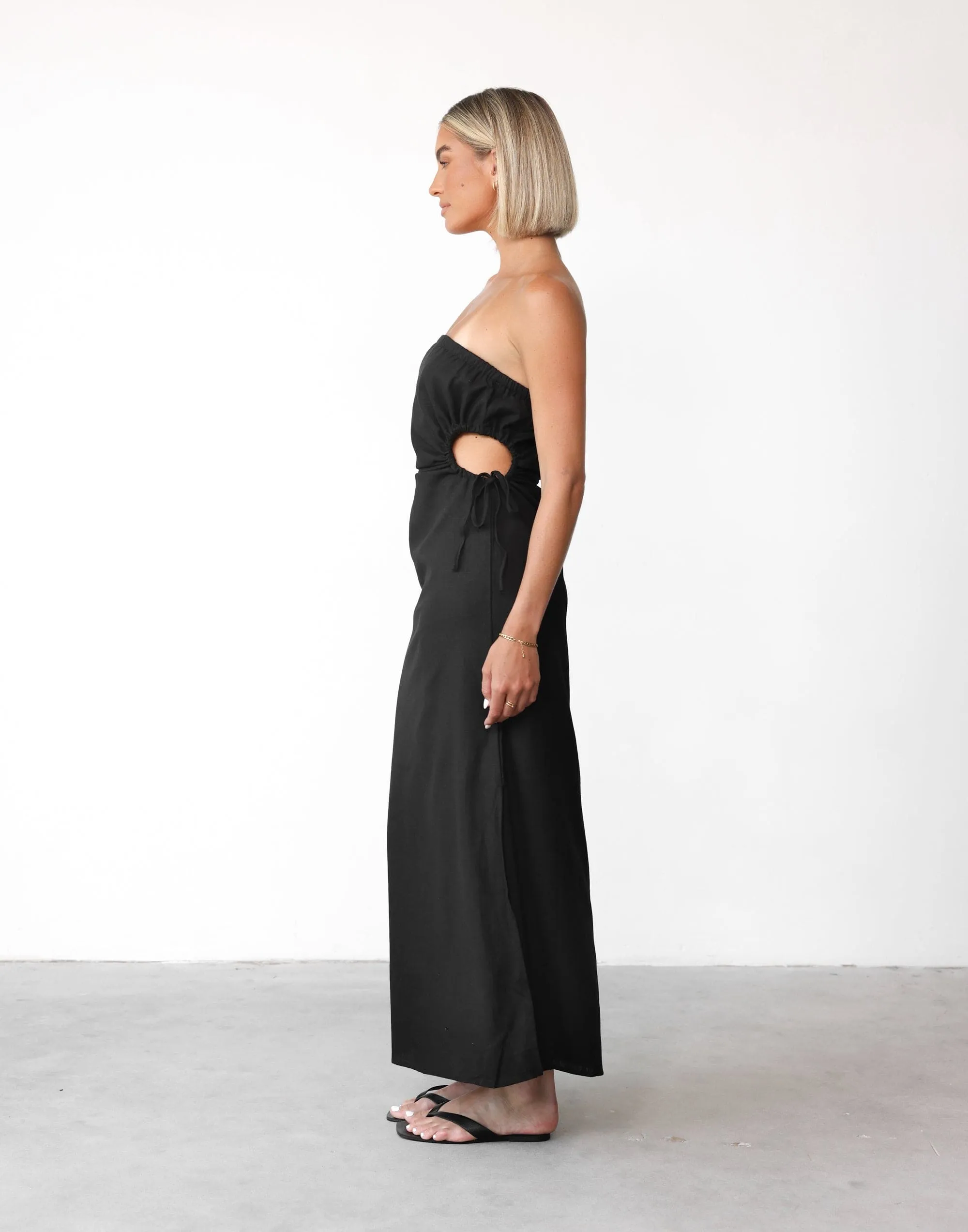 Mikaela Maxi Dress (Black)